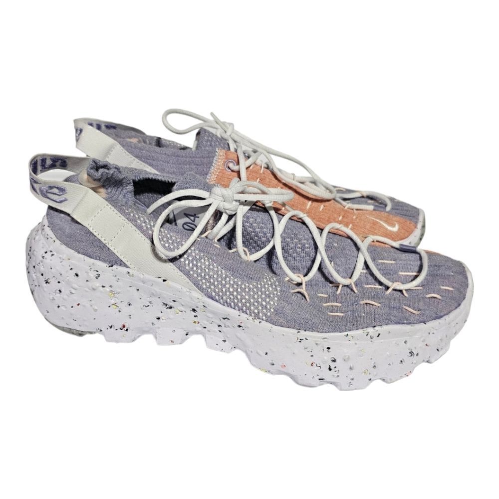 NIKE Space Hippie‎ 04 Mens Shoes Purple Sunset Crater Foam Sneakers - Size 8 1/2